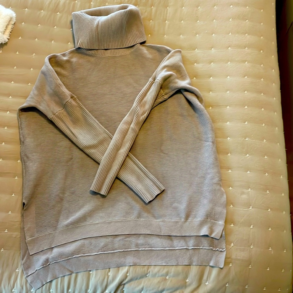 Sweater 
Taupe - turtle neck